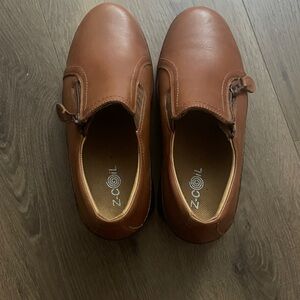 Z-Coil Men’s Slip-On Loafers in Chestnut Brown